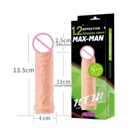 6 Inch Single Hole Silicon Reusable Condom in Pakistan