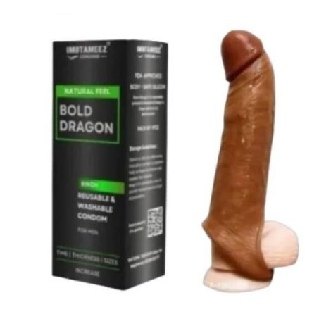 Bold Dragon Jumbo 8 Inch Silicone Condom in Pakistan