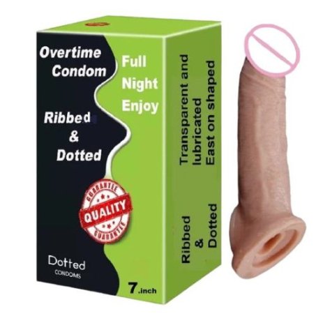 Dragon Dotted Spike Silicone Condom Sleeve Price in Pakistan