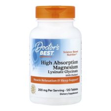 Doctor's Best, High Absorption Magnesium, 200 mg, 120 Tablets in Pakistan