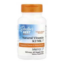 Doctor's Best, Natural Vitamin K2 MK-7, 100 mcg, 60 Veggie Caps in Pakistan